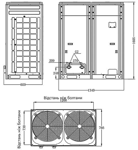 Тепловий насос Cooper&Hunter Modular Heat Pump CH-HP40CMFNM CH-HP40CMFNM фото