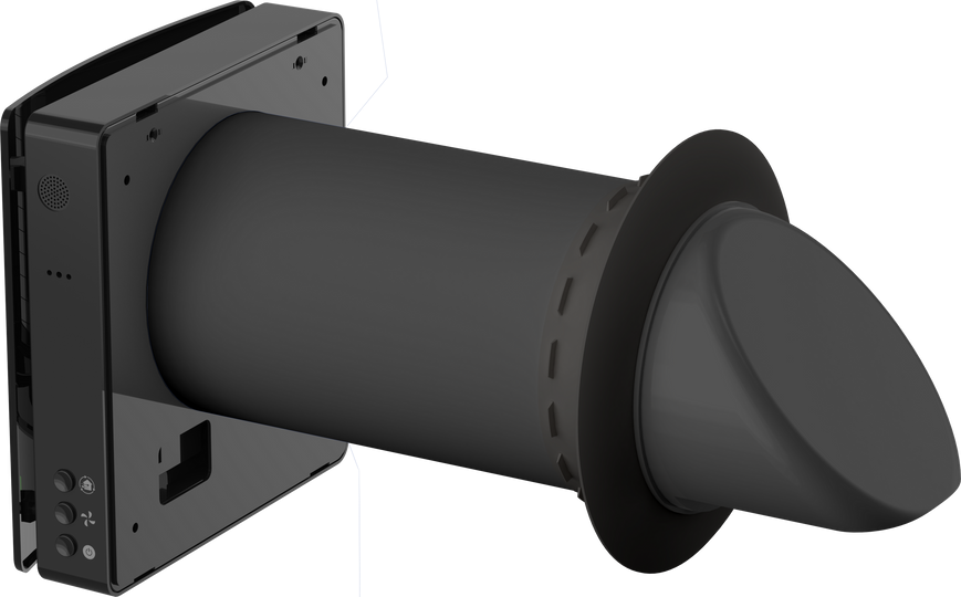 Побутова припливно-витяжна установка Cooper&Hunter EASY VENT CH-HRV070K2 HWFB настінного встановлення CH-HRV070K2 HWFB фото