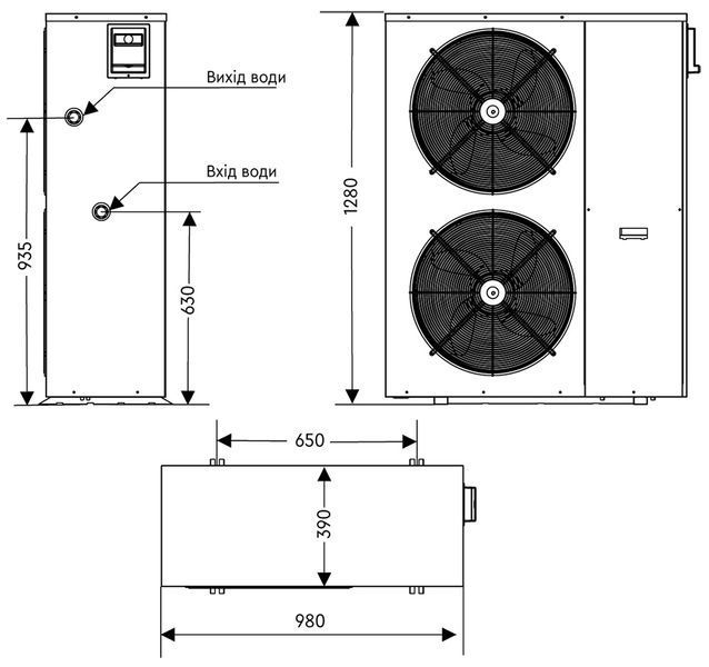 Тепловой насос Cooper&Hunter Evipower On/Off CH-HP16UMNM CH11323 фото