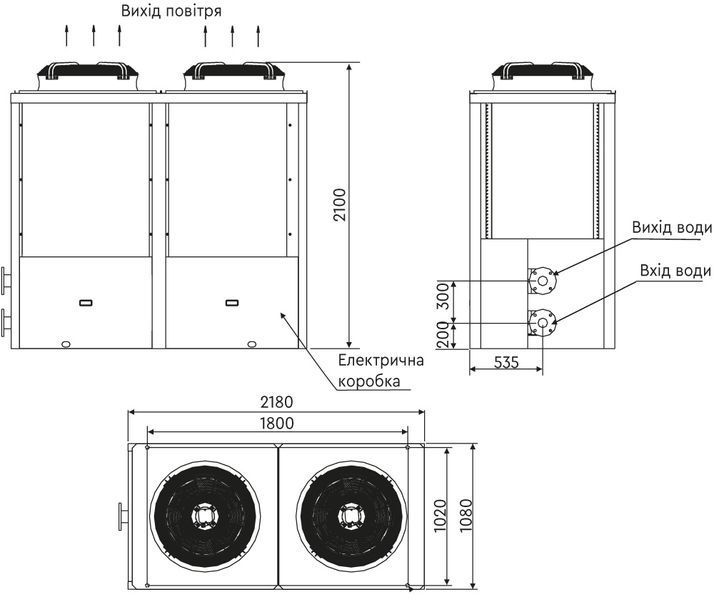 Тепловой насос Cooper&Hunter Evipower On/Off CH-HP84UMNM CH-HP84UMNM фото